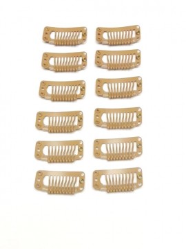 Set of 12 Wig Clips Medium